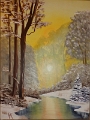 Wintersonne 40x50