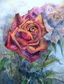 Goldene Rose 30x40